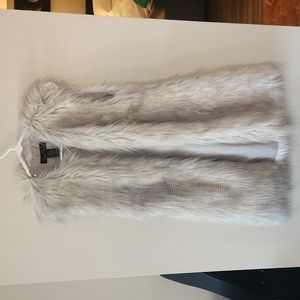 Faux fur vest